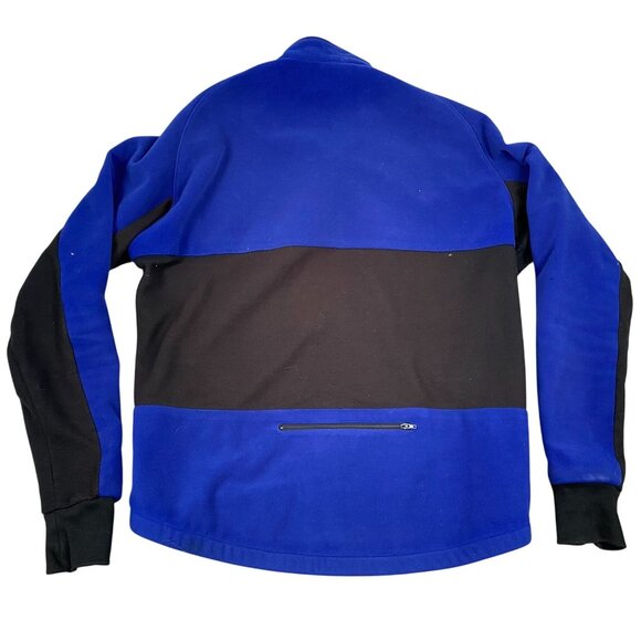 Performance Cycling Men's Jacket Large Blue & Black Fleece Full-Zip - Picture 2 of 8